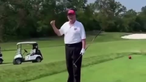 President Trump “You think Biden can hit a ball like that? He couldn’t get it past the 1st tee.”