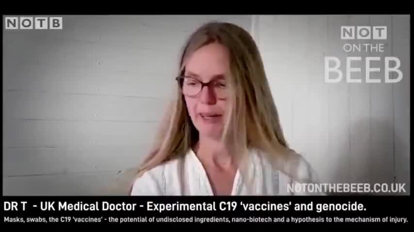 UK Top Doctor Confirms Deciet and Genocide
