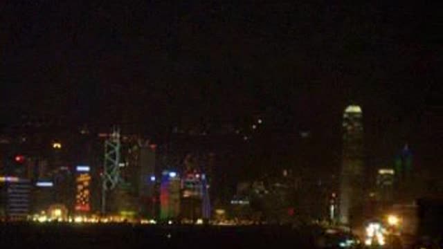 2007-01-06 Victoria Harbour further in the night