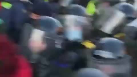 takes a special kind of idiot to send horses into a crowd of people. Horses are easily spooked.