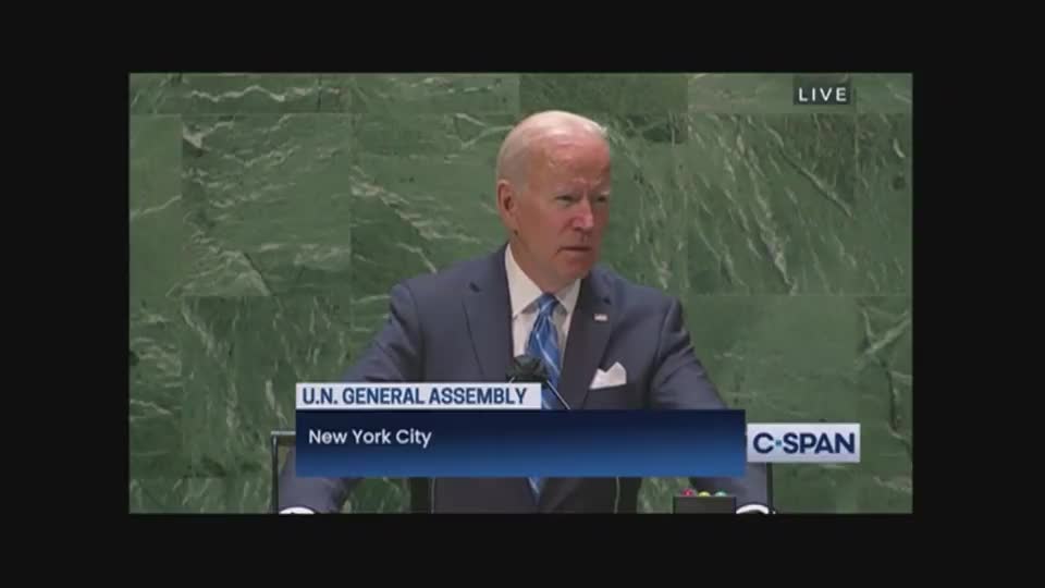 Biden: "We are not seeking a new Cold War, or a world divided into rigid blocks."