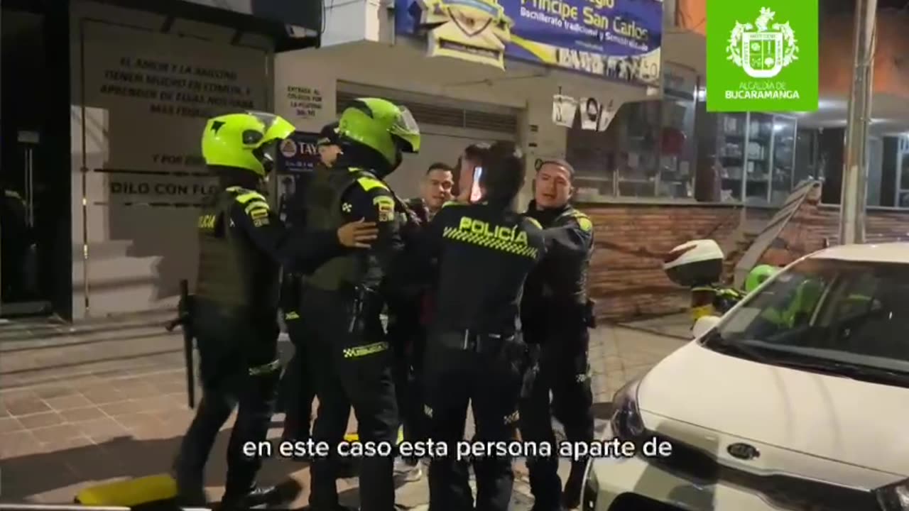 Control contra borrachos en Bucaramanga