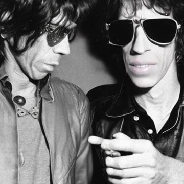 KEITH RICHARDS AND LOU REED NEW YORK CITY 1978