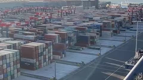 CRAZY Effects Of Biden's Supply Chain Disaster Seen At Port