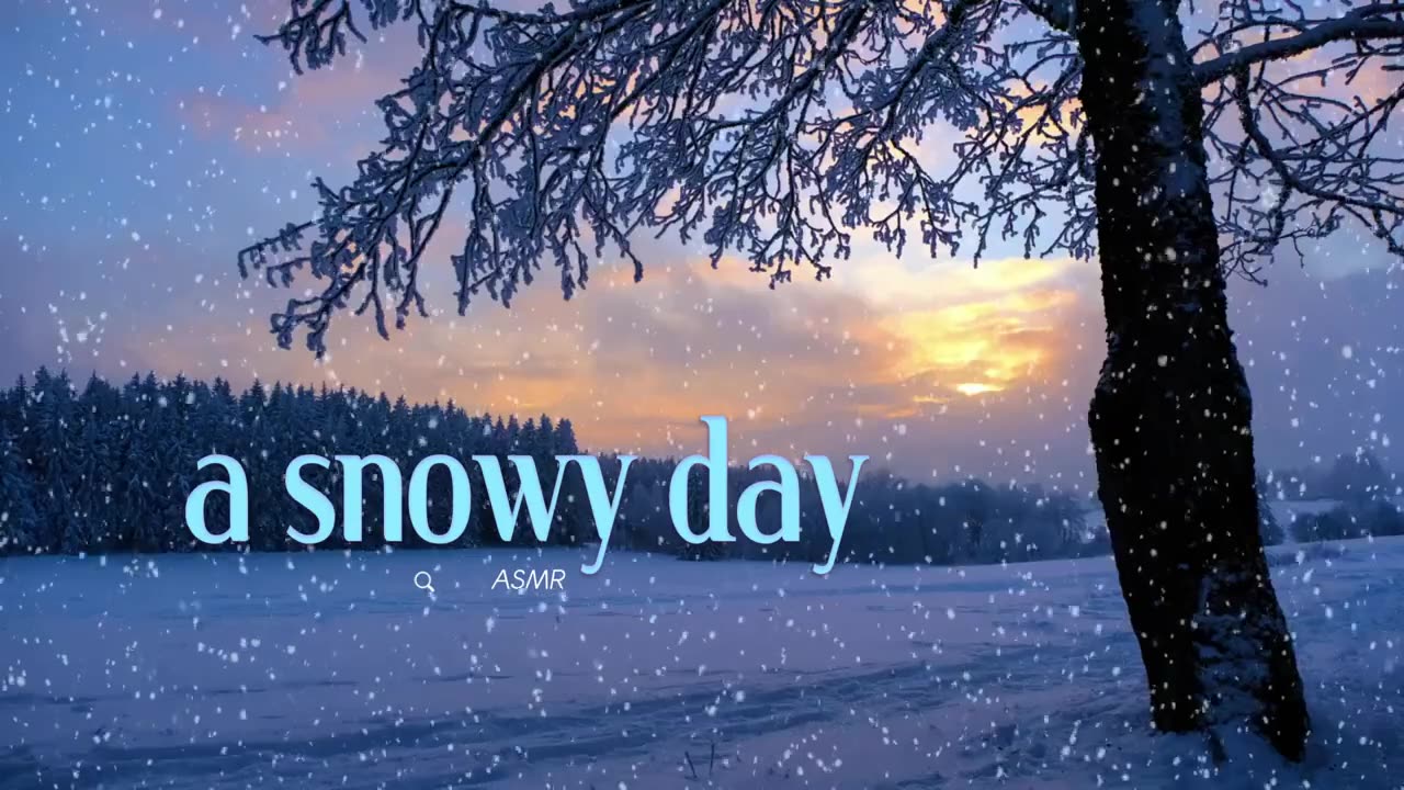 눈 내리는 숲 ❄️ 3시간 눈 ASMR | 마음을 치유하는 자연의 소리