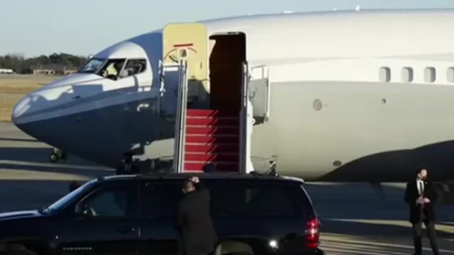 Joe Biden not on airforce one