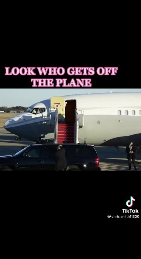 Joe Biden not on airforce one