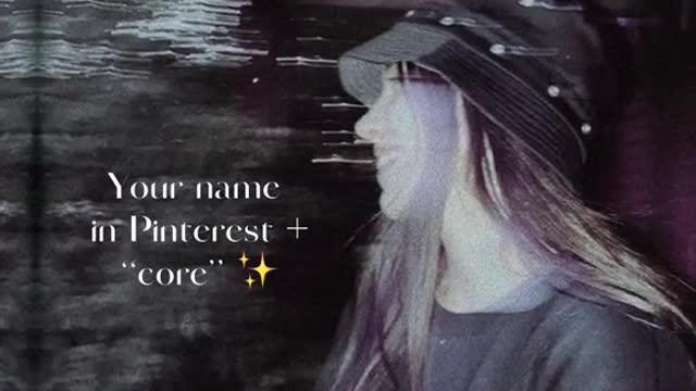 Your name in pinterest + ''core''