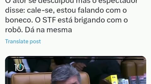 O NÍVEL DO STF É ASSUSTADOR...😁