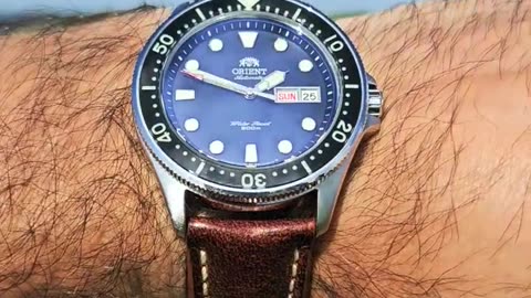 Orient Ray 2 Mod Yobokies Bezel & LCBI sapphire insert, CT sapphire