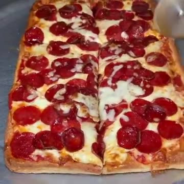 Sicilian with pepperoni Pizza with pepperoni