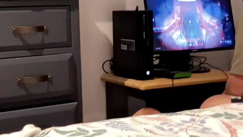 Baby Stops the Xbox