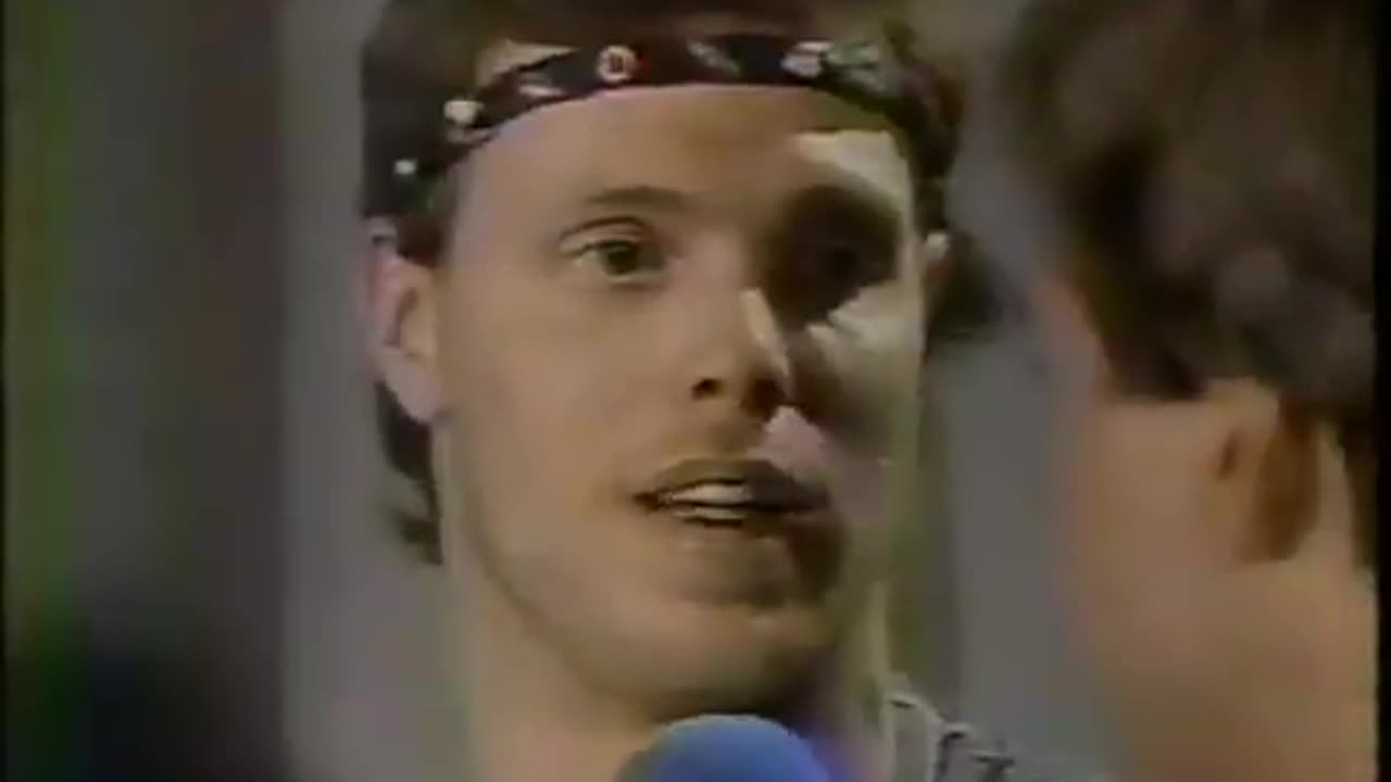 January 26, 1986 - Chicago Bears QB Jim McMahon After Super Bowl Win