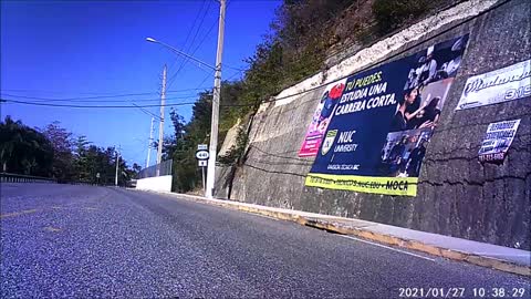 Un paseo en moto por Pico de Piedra Aguada P.R y de regreso