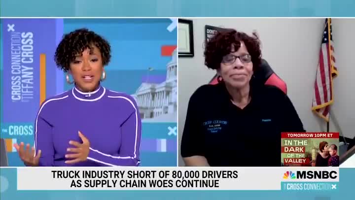 MSNBC host accuses trucking industry of being made of racist white men