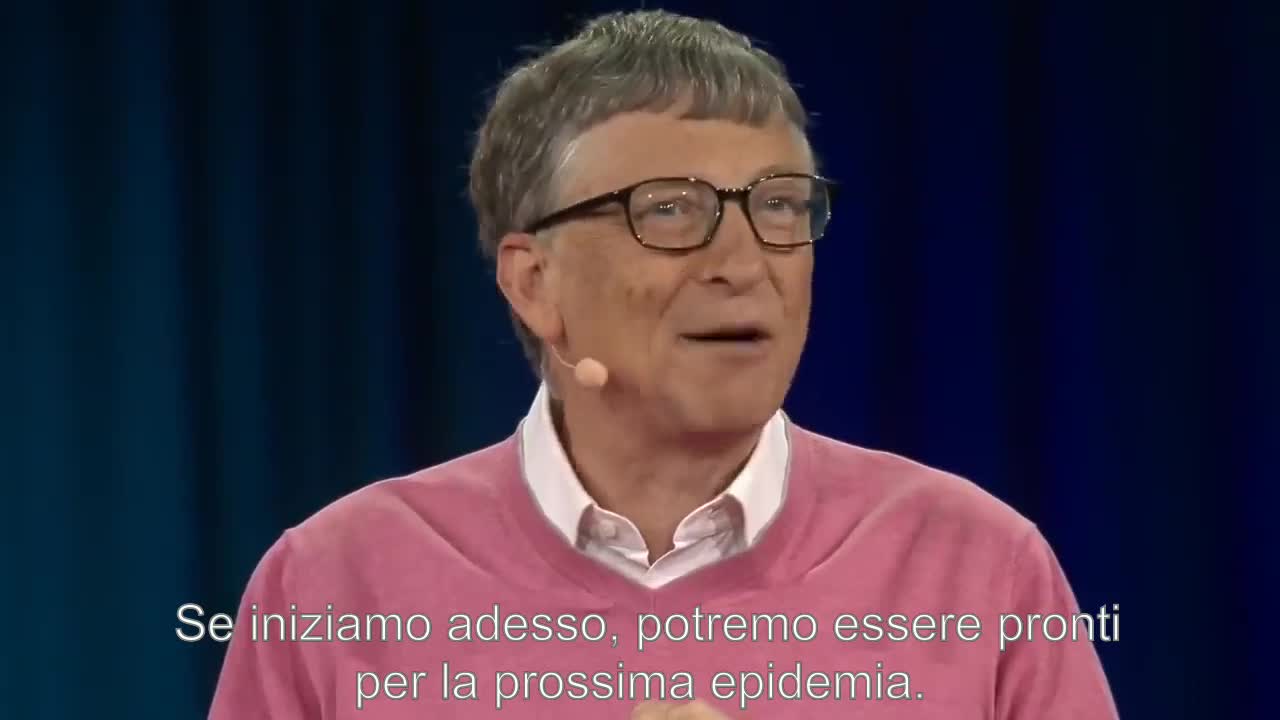 Bill Gates nel 2015 "prevede" futura devastante pandemia