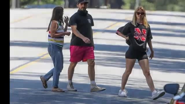 Shia LaBeouf at Chuck E. Cheese with Seemingly Pregnant Mia Goth.