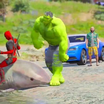 GTA V SHARK ANIMAL IS BEST FRIENDS OF MICHAE