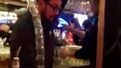 The bartender works wonders