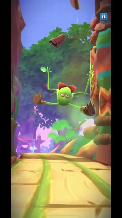 Nitro Thorn Thing Battle Run Gameplay On The Great Gate - Crash Bandicoot: On The Run!