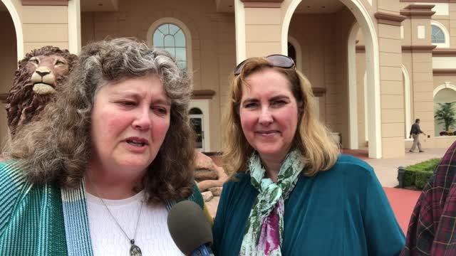 Praying Outside Sight & Sound Theatre After Queen Esther