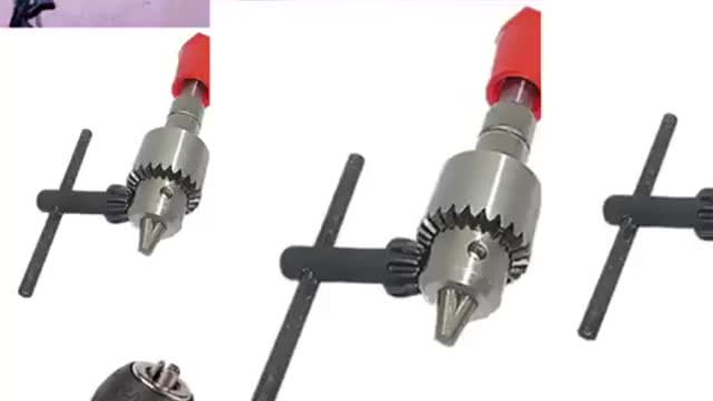 Free easy DIY Handheld Drill Chuck For Drilling