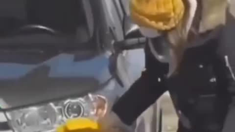 S0ME LIBERALS WASH THEIR CARS LIKE THIS!