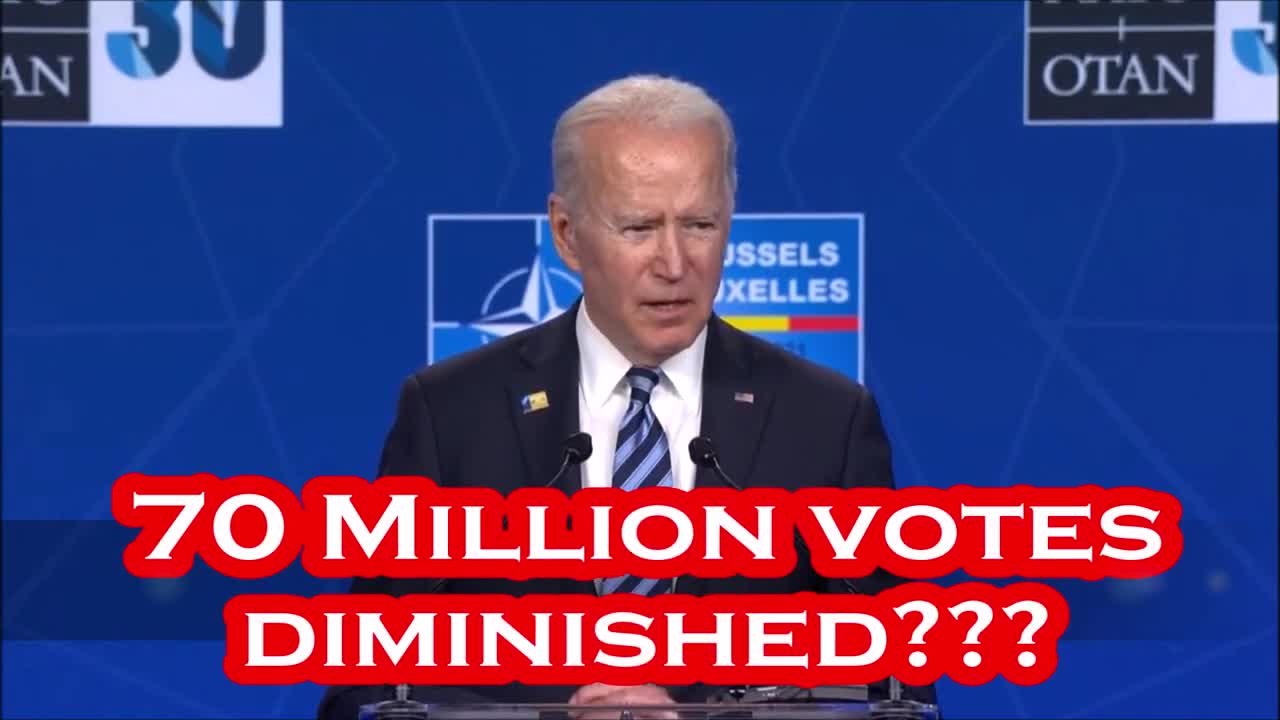 Joe Biden's "DUMB" Quote of the Day !! June 14th, 2021 - Brussels NATO