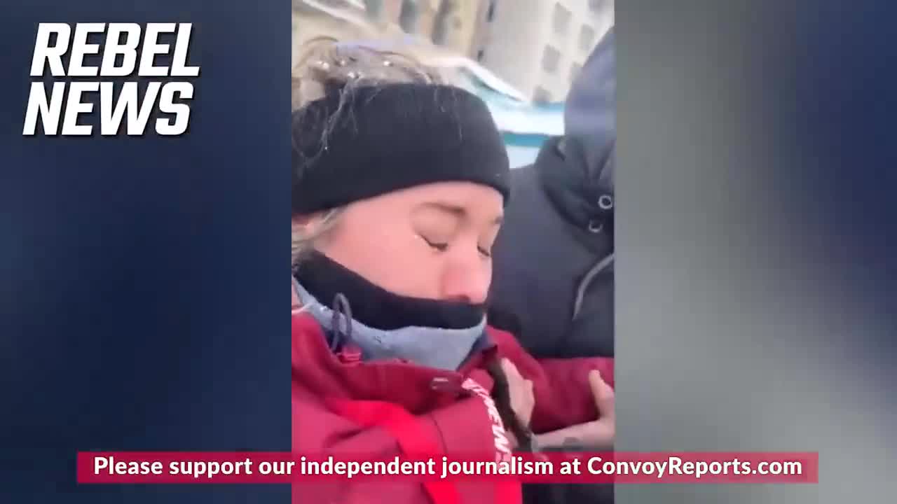 NATZI Castreau's Gestapo ASSAULTS Female Reporter