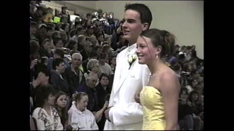 2000-01 WPHS Vids 116 Prom 082 Grand March Couple 55 by Glenn Strader