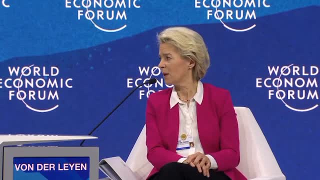 WEF 2022, Davos - Ursula von der Leyen on the coming food crisis