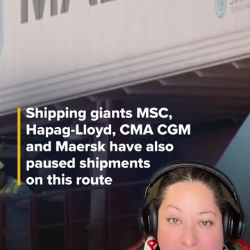 Oil Giant BP is now suspending all shipments through the RedSea