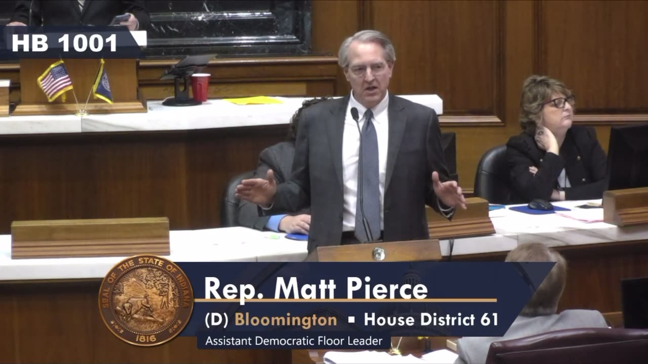 2023 Session - 2/22 - HB 1001 Rep. Matt Pierce opposed