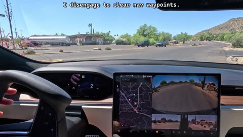 Tesla Full Self Driving Beta 11.4.2 Trip On the Carefree Highway