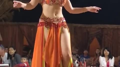 Hot girl belly dance