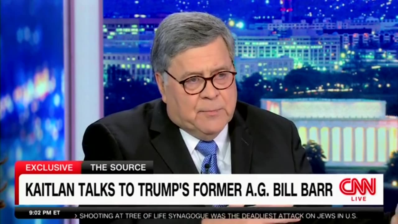 POS Barr Defends DOJ From Weaponization Charges After Trump Indictment