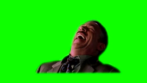 Laughing Old Man Green Screen