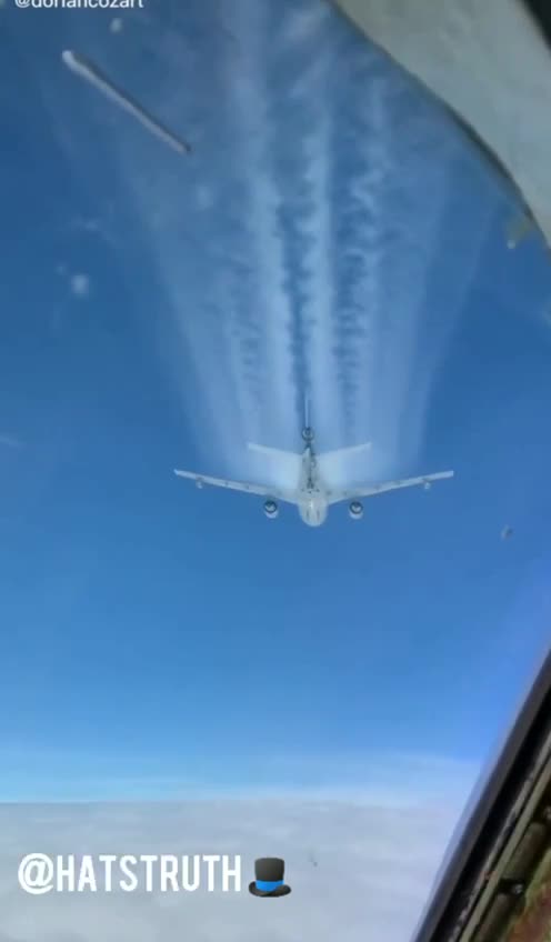 chemtrail up close