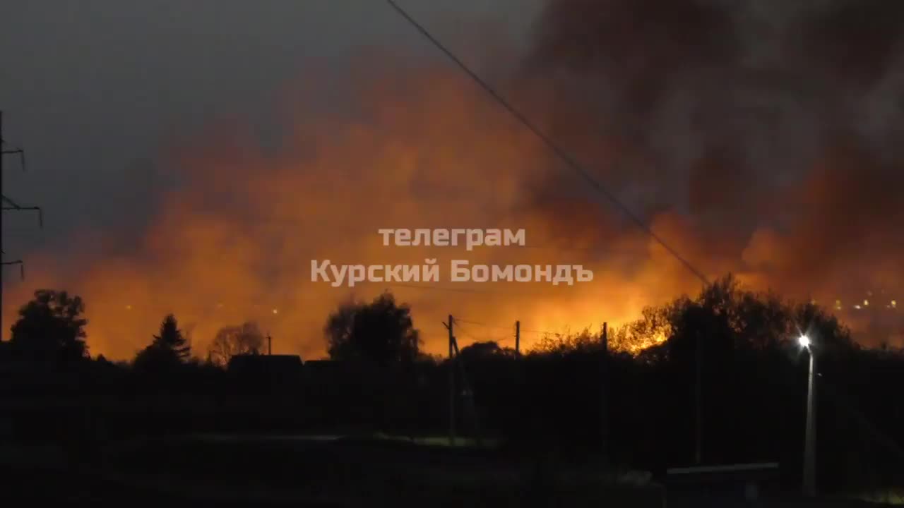 🇺🇦GraphicWar18+🔥Blast in Russia - Neighborhood Mykhailovo on Fire😉🚀 - Ukraine Armed Forces(ZSU)