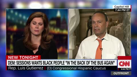 Gutierrez Attacks Sessions — He Wants Blacks In Back Of Bus, Women In The Kitchen