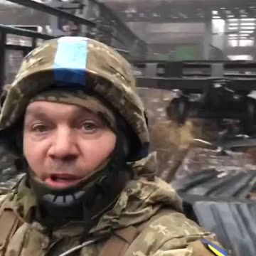 Coking plant in Avdiivka. One of the last Ukrainian recordings from this area. There are