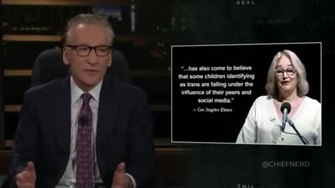 Bill Maher on the Trans Agenda: “We Are Literally Experimenting on Children”