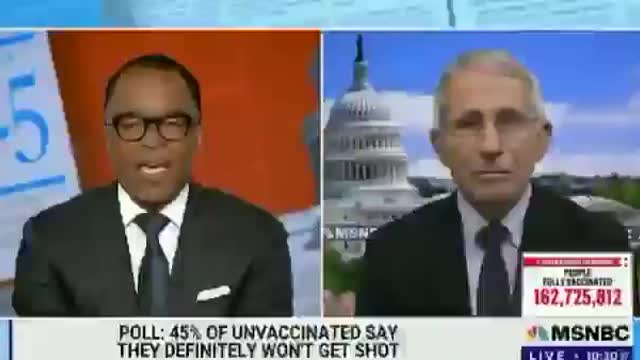 Fauci: The unvaccinated are responsible for all new variants!🙄
