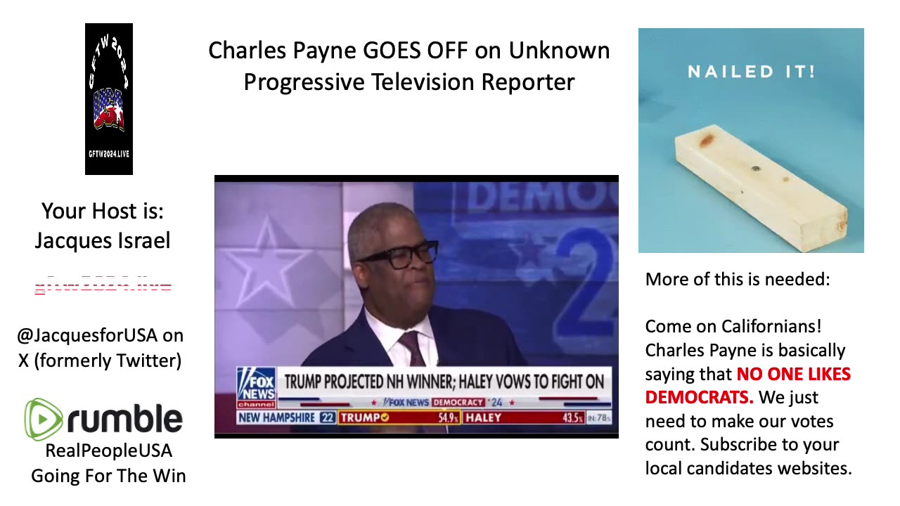 Charles Payne GOES OFF on Unknown Liberal Fox News Panelist