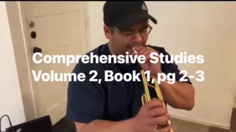 Trumpet comprehensive Studies vol2 (key studies); bk1 (c Major); pg2-3