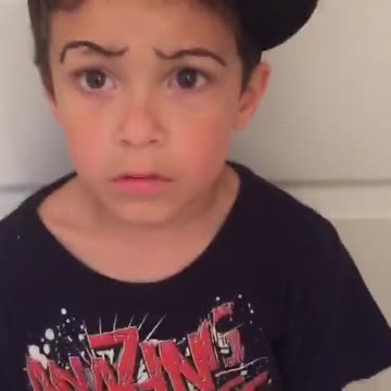 Little Boy Shaves His Eyebrows, Doesn’t Like His New Ones