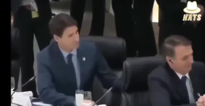 HILARIOUS: Trudeau Gets REJECTED When Trying To Shake Hands With The President Of Brazil