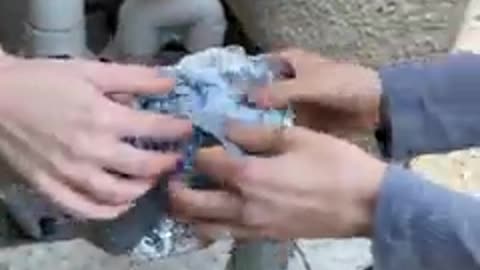 What was inside the package she found…