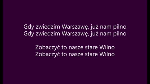 Przybyli Ułani pod okienko (tekst)