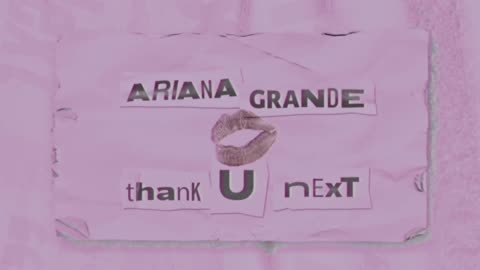 Ariana Grande - thank u, next (Official Lyric Video)